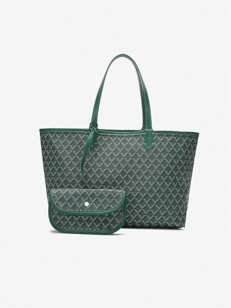 Women's shoulder tote bag - product photo 4