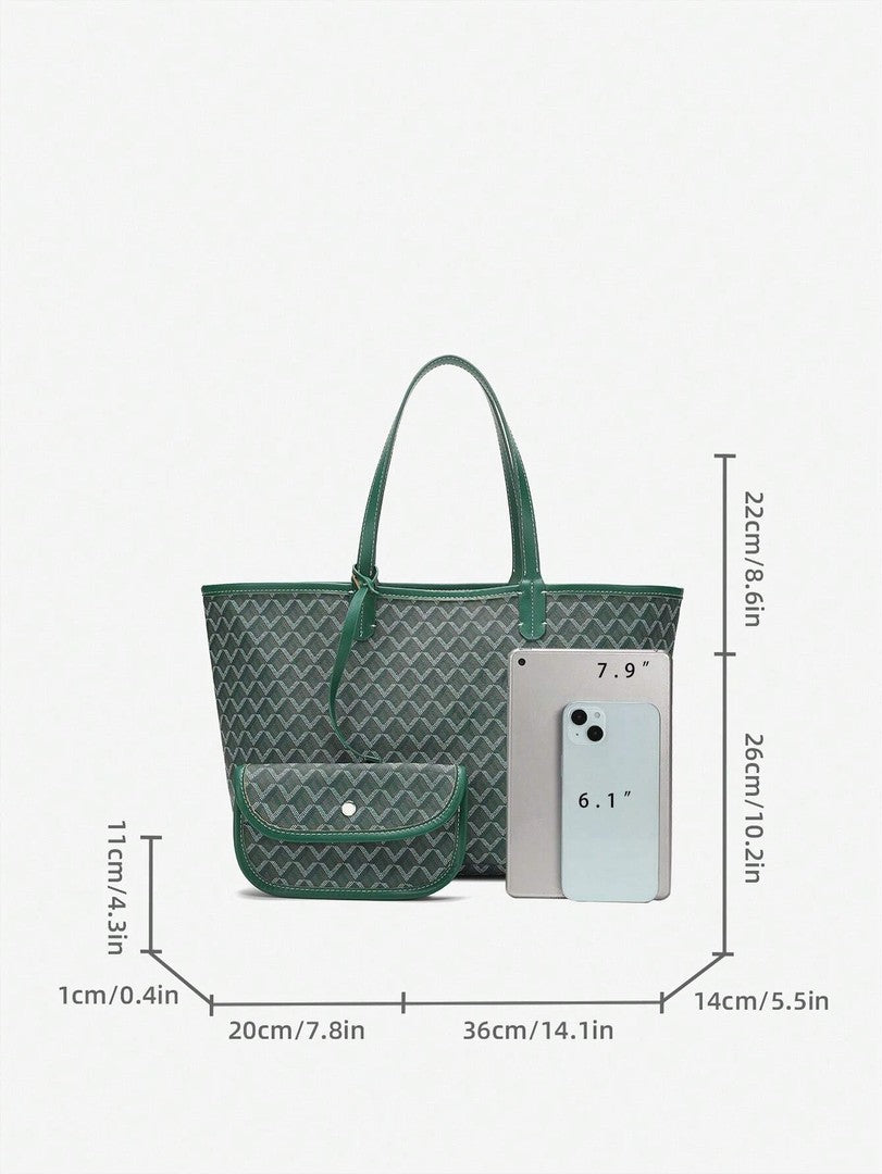Women's shoulder tote bag - product photo 7