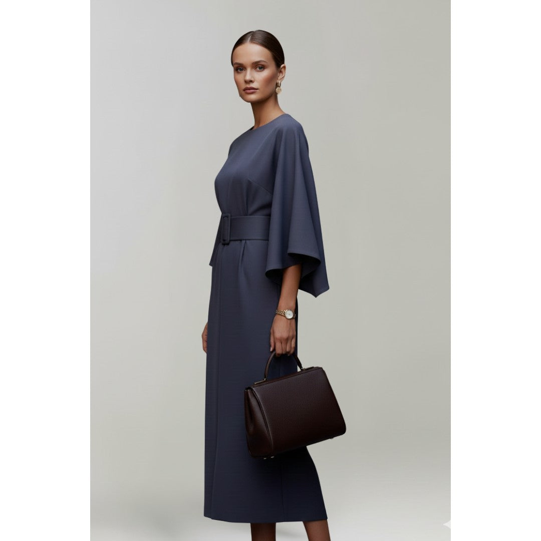 Woman wearing the Mathilda women's midi dress, 11 view