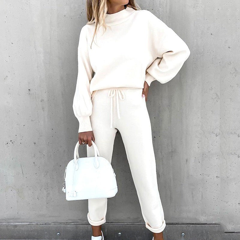 Women's two-piece knit lounge set - product photo 2