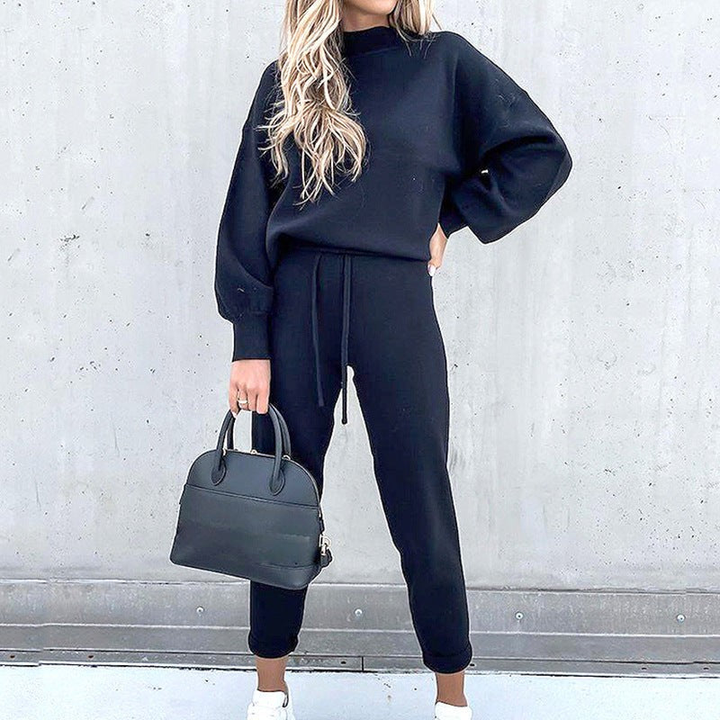 Women's two-piece knit lounge set - product photo 3