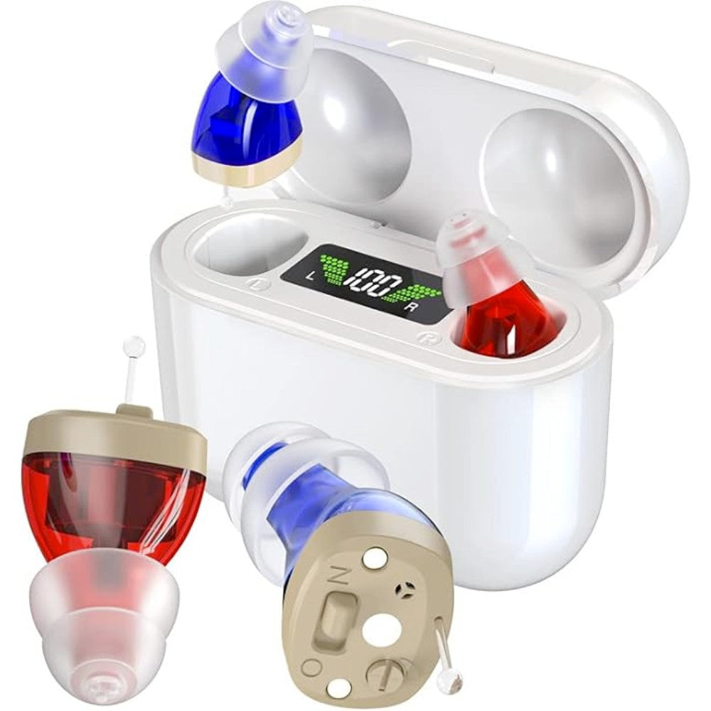In-ear personal sound amplifiers with charging case - product photo 3