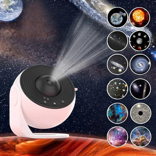 Galaxy projector night light with HD discs - product photo 5