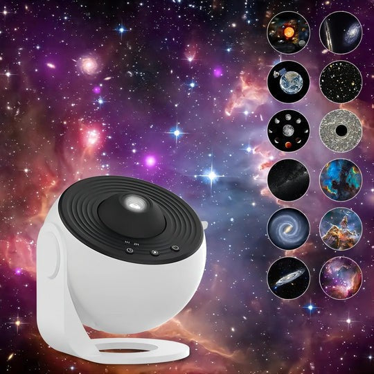 Galaxy projector night light with HD discs - product photo 6