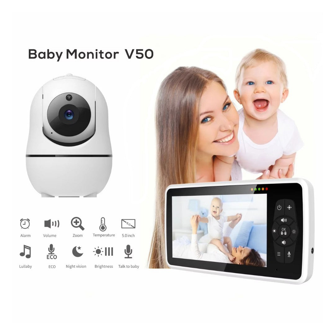 Video baby monitor with 5 inch screen - product photo 2