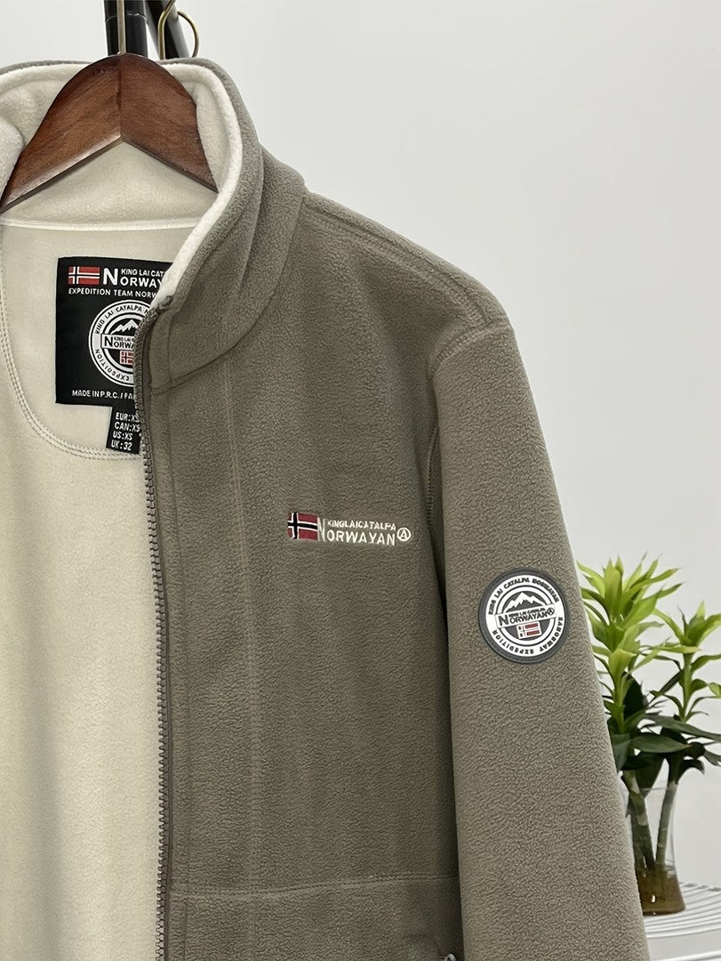 Men's windproof fleece jacket - product photo 10