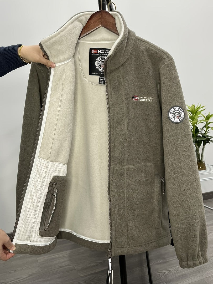 Men's windproof fleece jacket - product photo 8