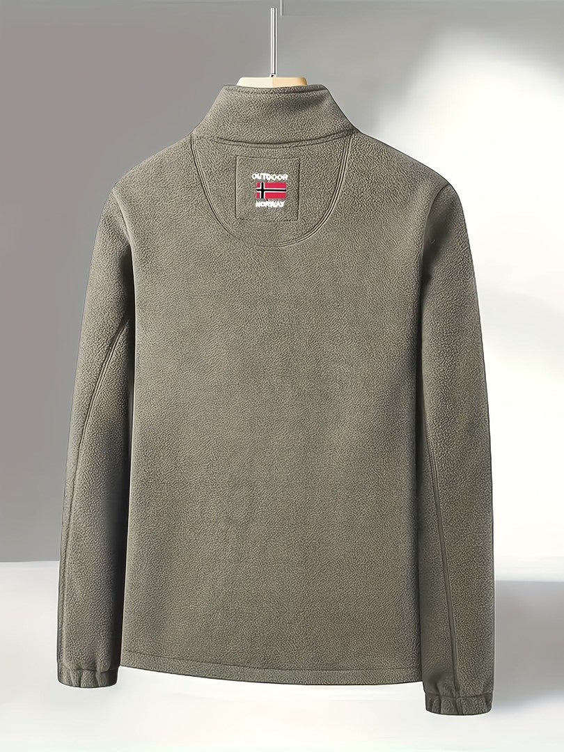 Men's windproof fleece jacket - product photo 9