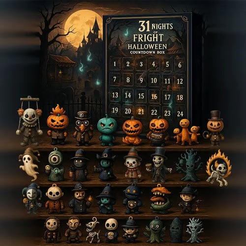 Halloween countdown box with 31 figures - product photo 1