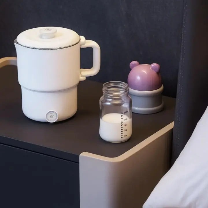 Collapsible electric travel kettle in stainless steel - product photo 3