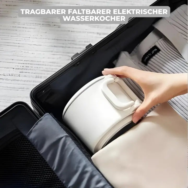 Collapsible electric travel kettle in stainless steel - product photo 4