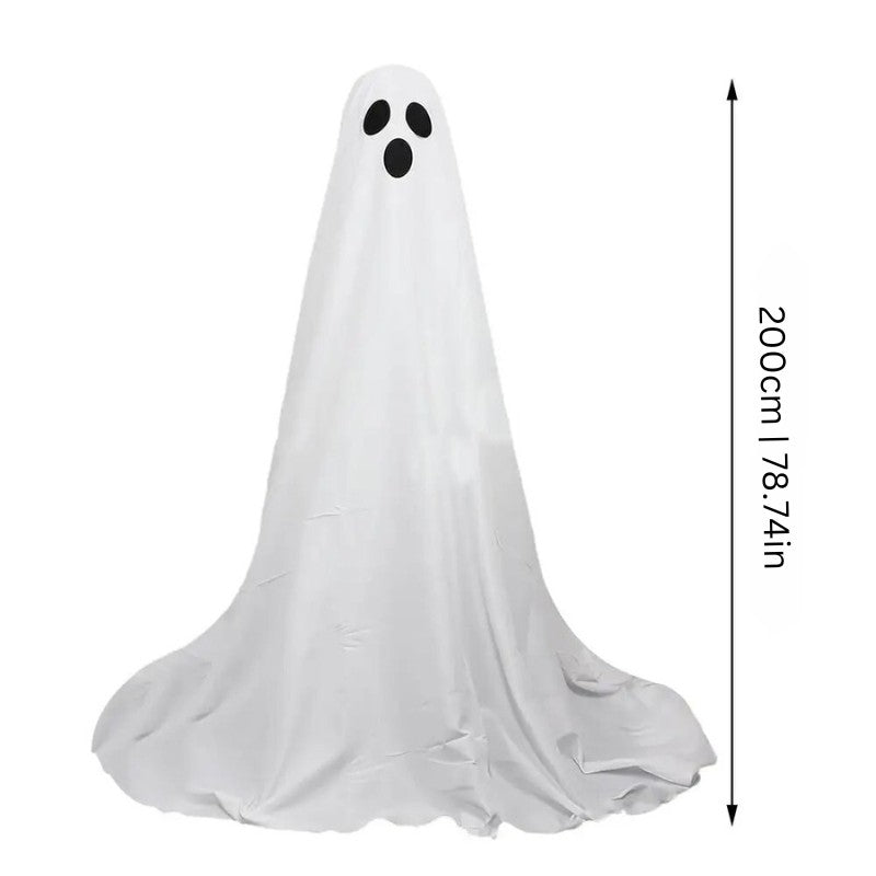 LED-lit hanging ghost decoration - product photo 2
