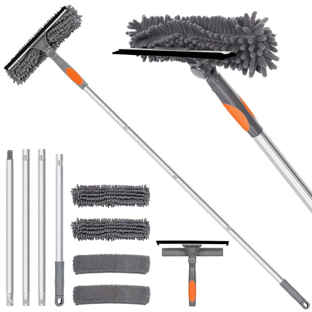 Telescopic window cleaner with squeegee - product photo 8