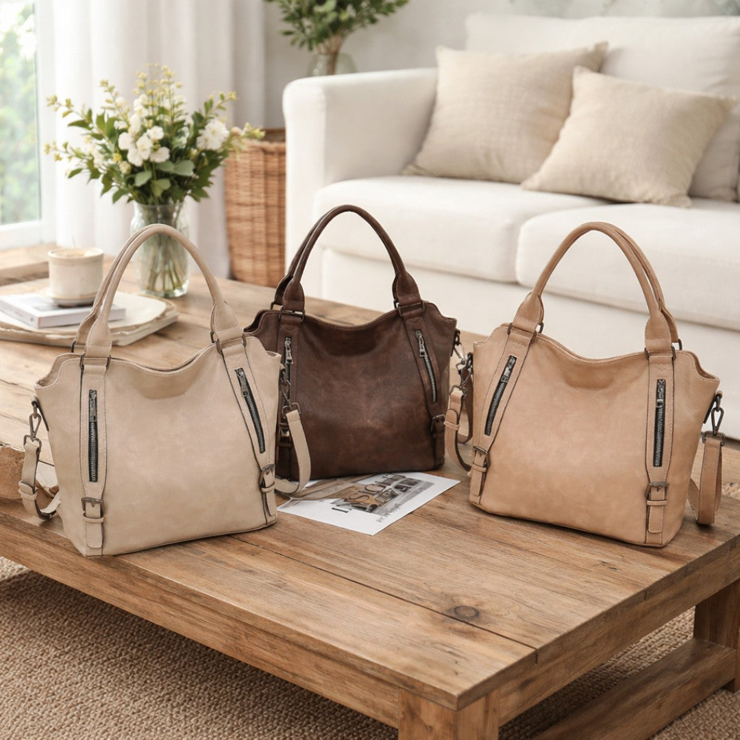 Woman wearing the Paulina women's elegant bag, 10 view