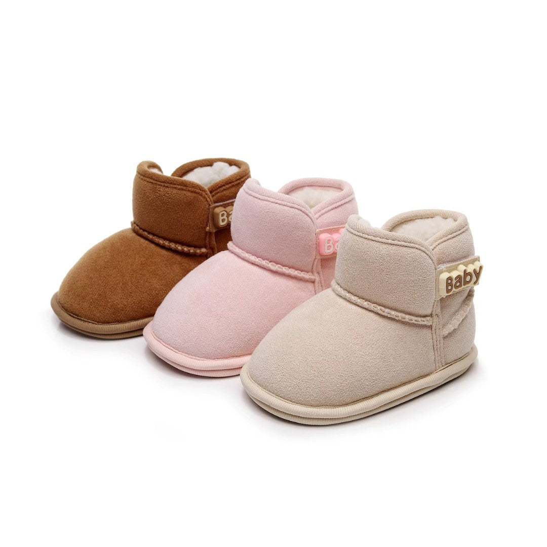 High-top soft sole baby booties - product photo 4