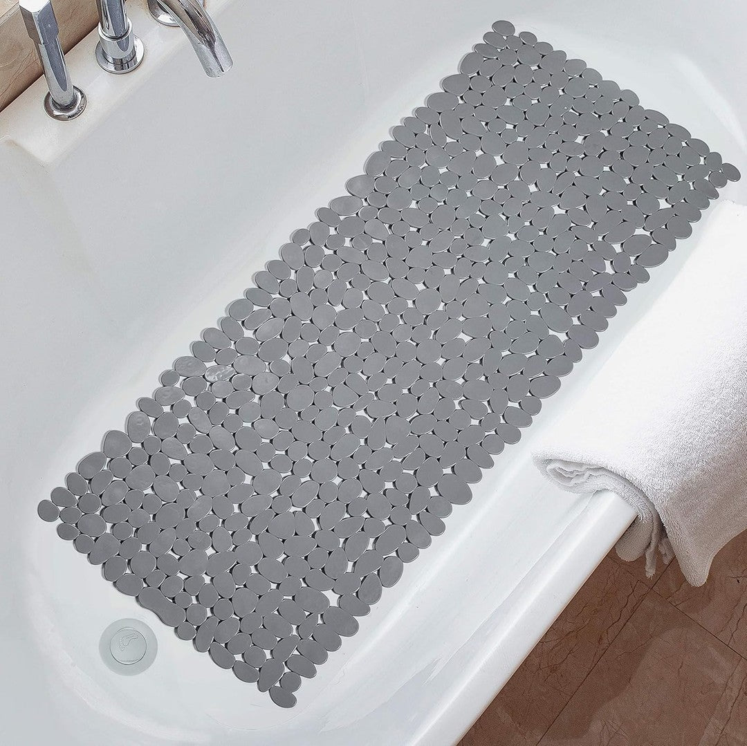 Pebble-textured non-slip bath mat - product photo 5