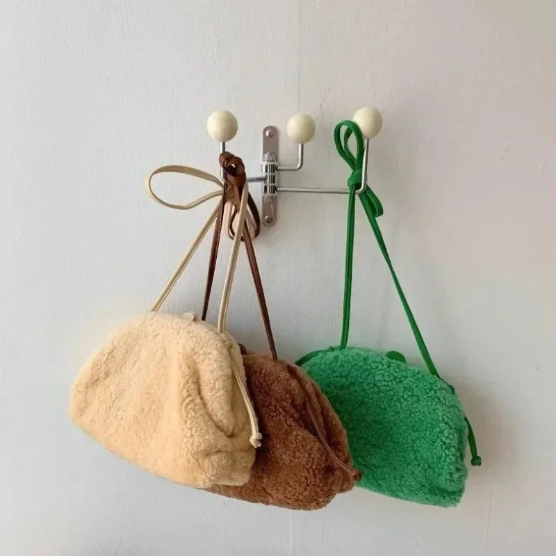 Metal wall coat rack with round knobs - product photo 15