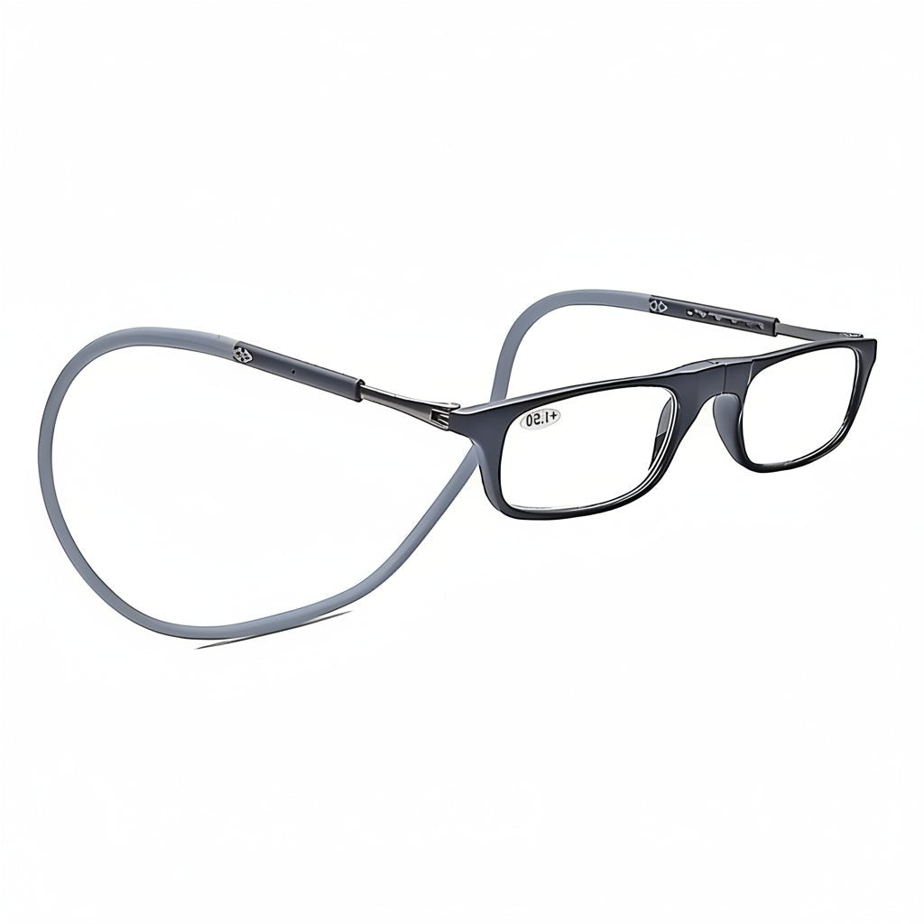 Magnetic reading glasses on a neck cord - product photo 2