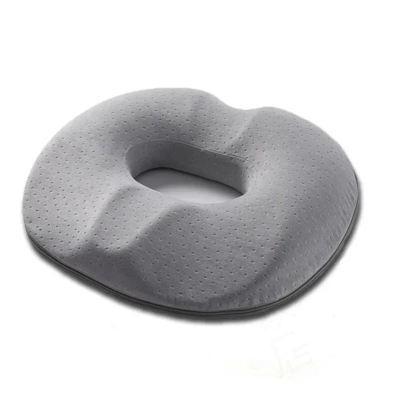 Memory foam seat cushion with coccyx cutout - product photo 1