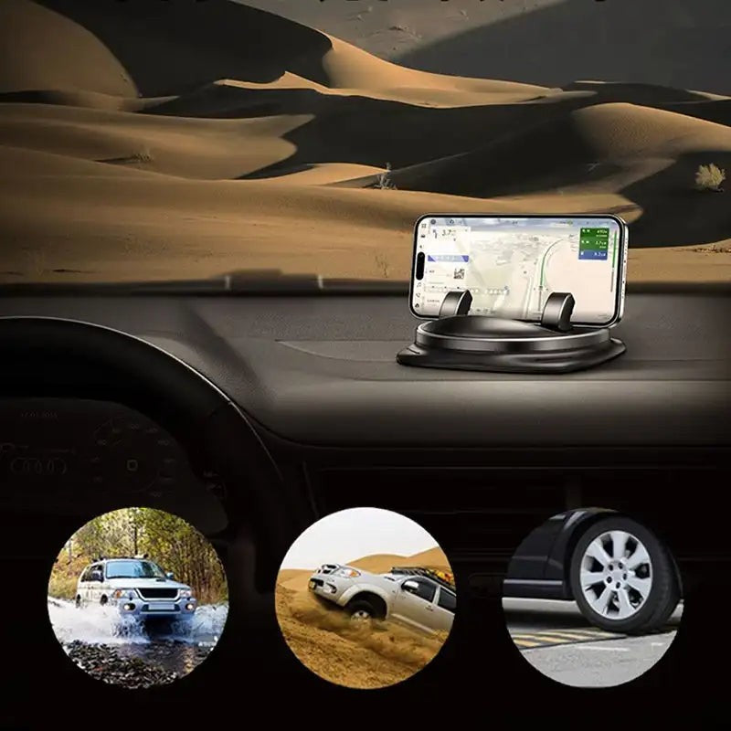 360 degree rotating car phone mount - product photo 4