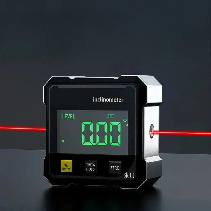 Digital laser angle gauge with magnetic base - product photo 5