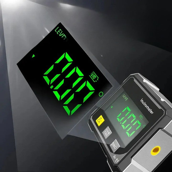 Digital laser angle gauge with magnetic base - product photo 7