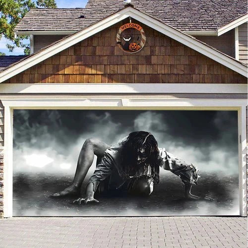 Halloween garage door cover - product photo 10
