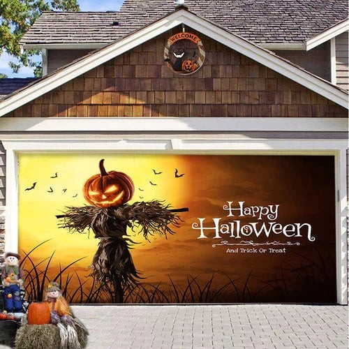 Halloween garage door cover - product photo 13