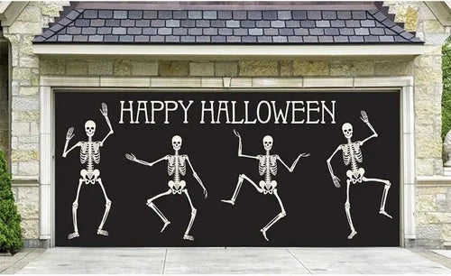 Halloween garage door cover - product photo 19