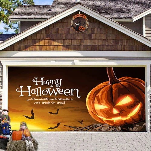 Halloween garage door cover - product photo 2
