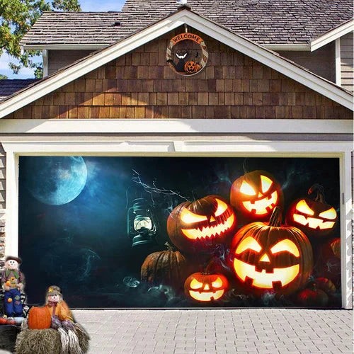 Halloween garage door cover - product photo 3
