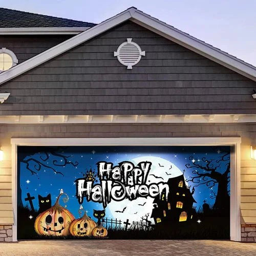 Halloween garage door cover - product photo 4
