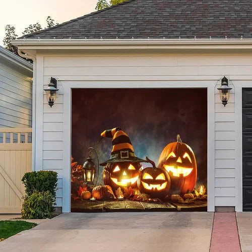 Halloween garage door cover - product photo 7