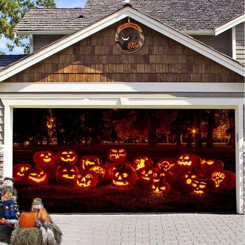 Halloween garage door cover - product photo 8