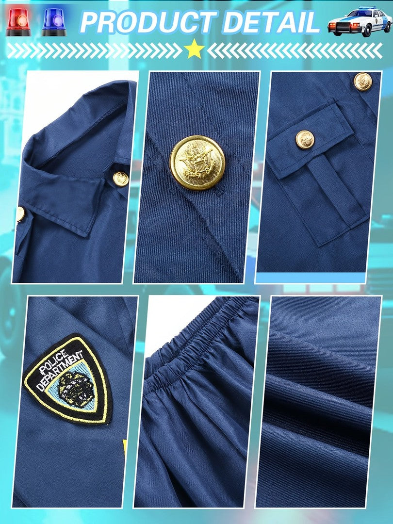 Kids' police costume dress-up set - product photo 3
