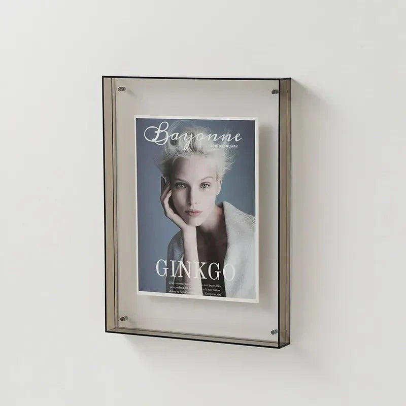 Colored acrylic floating photo frame - product photo 13