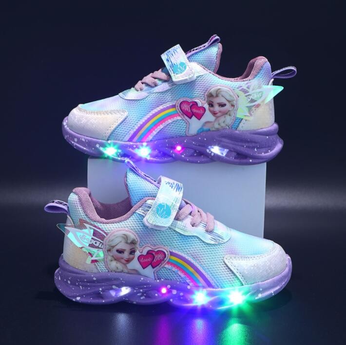 Glitter LED sneaker with motion-activated lights - product photo 14