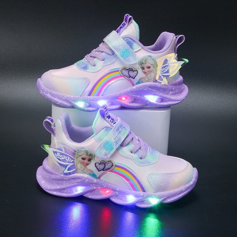 Glitter LED sneaker with motion-activated lights - product photo 2