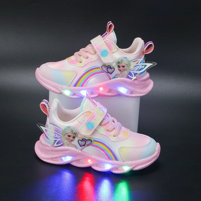 Glitter LED sneaker with motion-activated lights - product photo 3