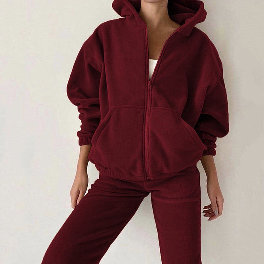 Man wearing the Quentin men's velvet sweater, model view