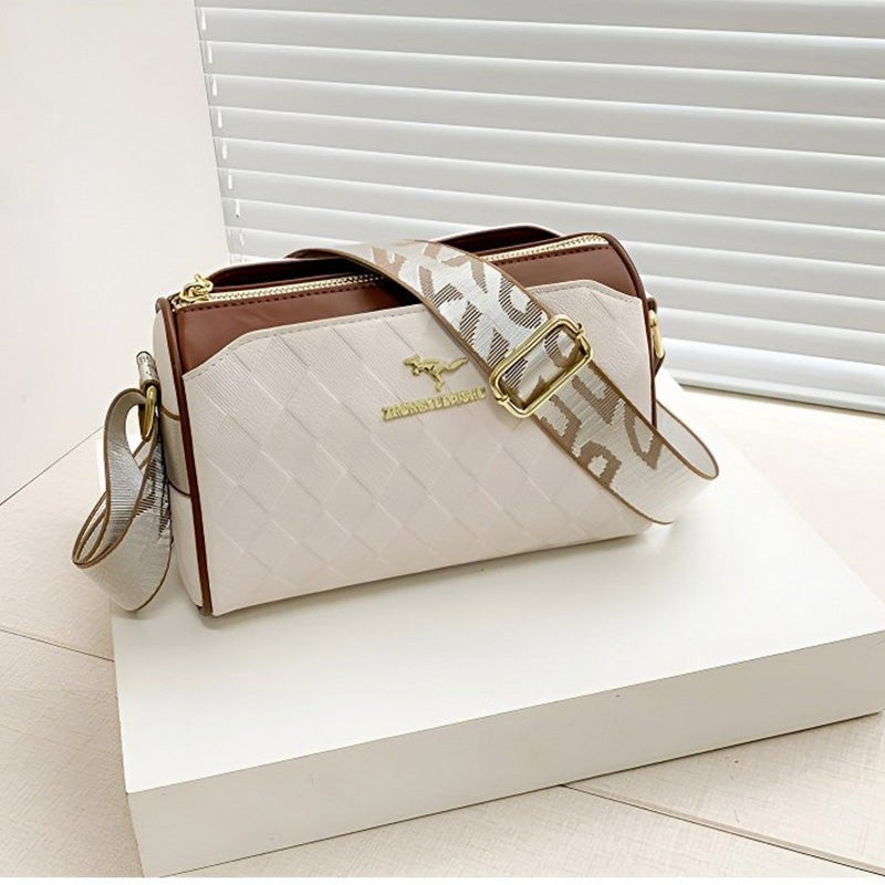 Three-compartment quilted crossbody bag - product photo 2