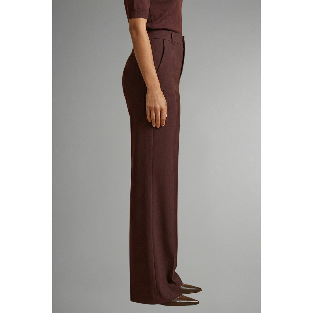 Woman wearing the Rafaela women's straight-leg pants, model view