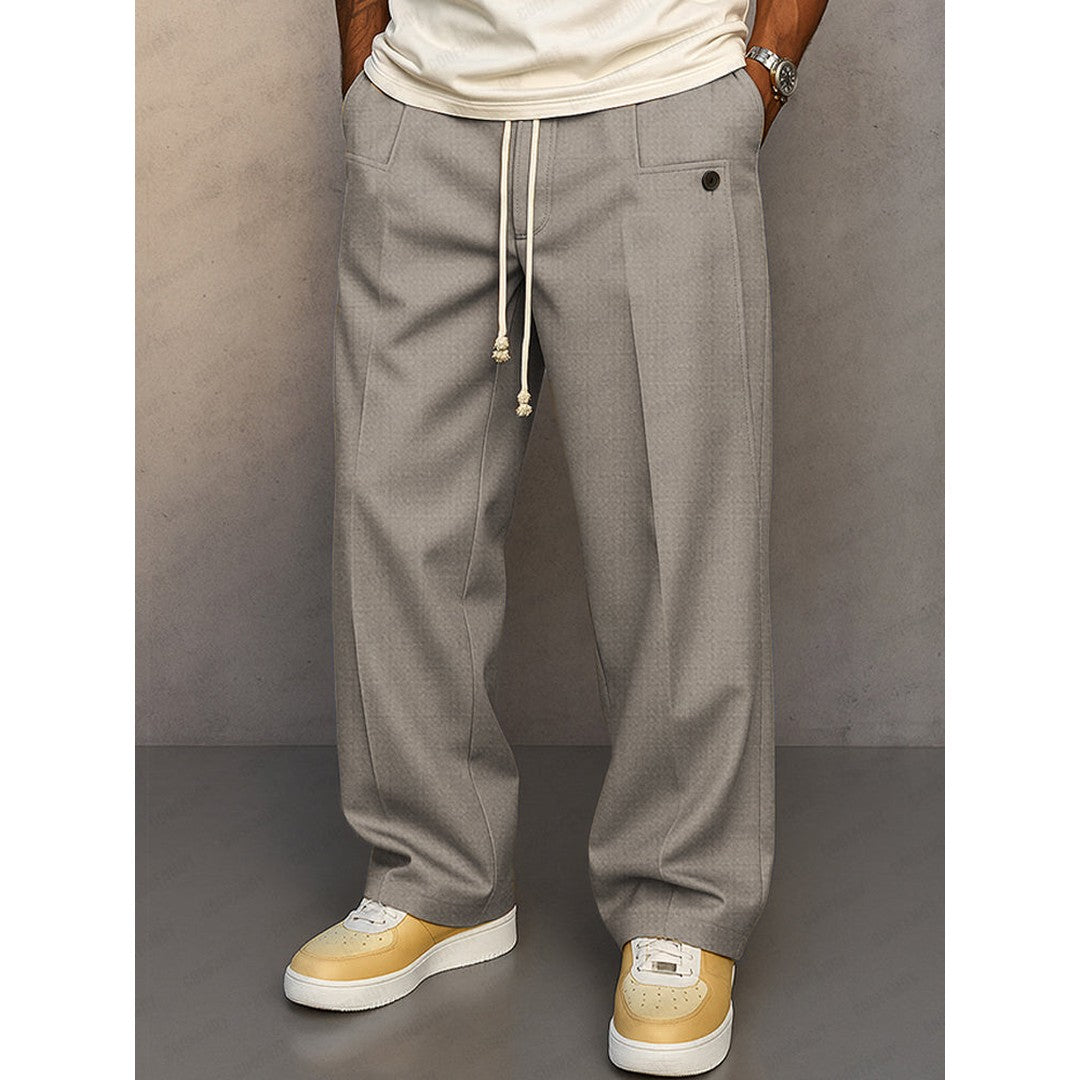 Man wearing the Raphael men's pants, back view