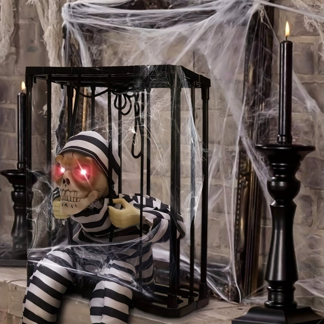 Motion-activated screaming skeleton prop - product photo 1