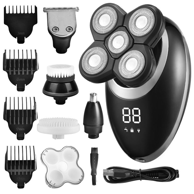 Waterproof cordless multi-head grooming trimmer - product photo 3