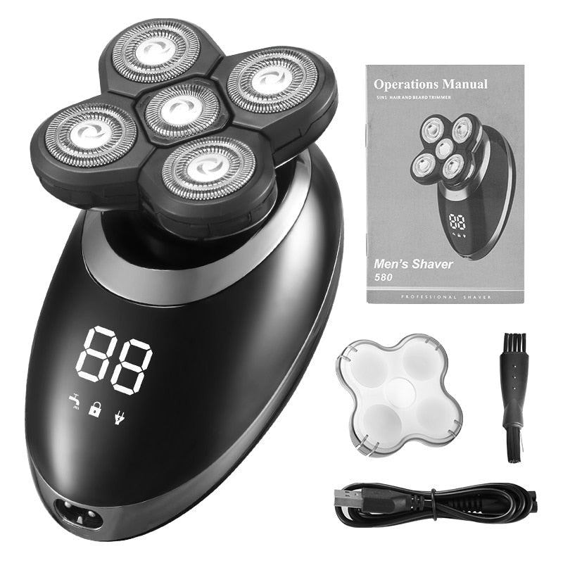 Waterproof cordless multi-head grooming trimmer - product photo 5