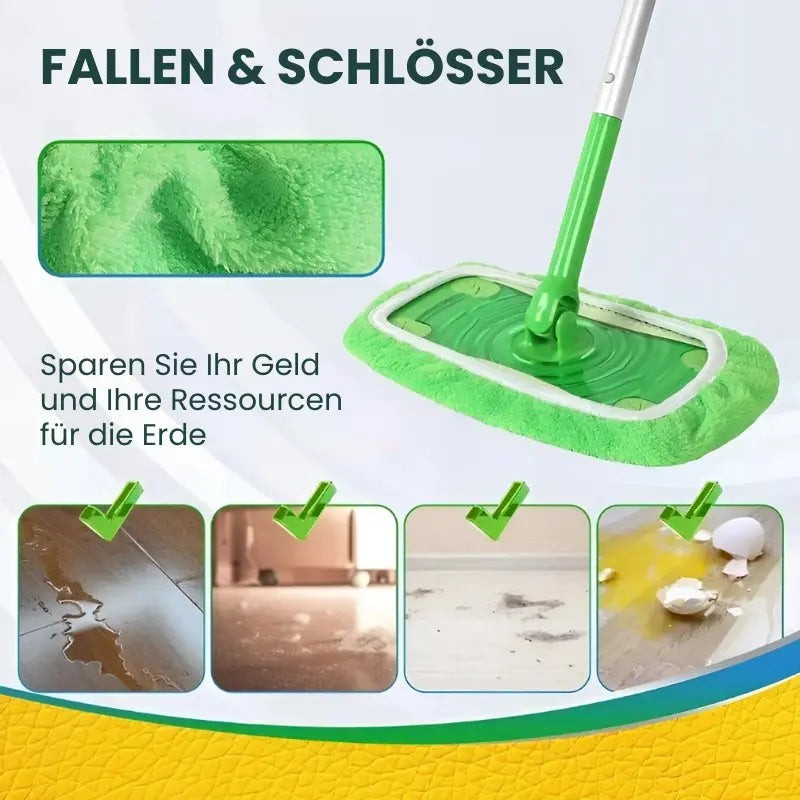 Reusable washable flat mop pads - product photo 4