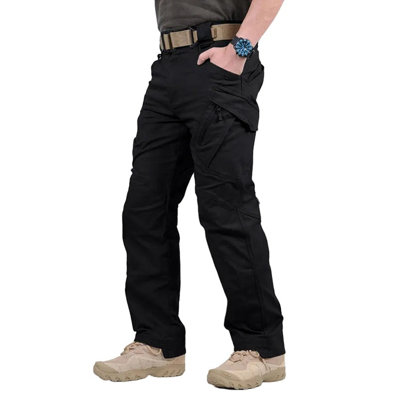 Water-repellent cargo pants with multiple pockets - product photo 3