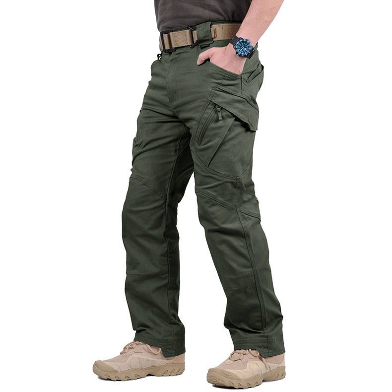 Water-repellent cargo pants with multiple pockets - product photo 5