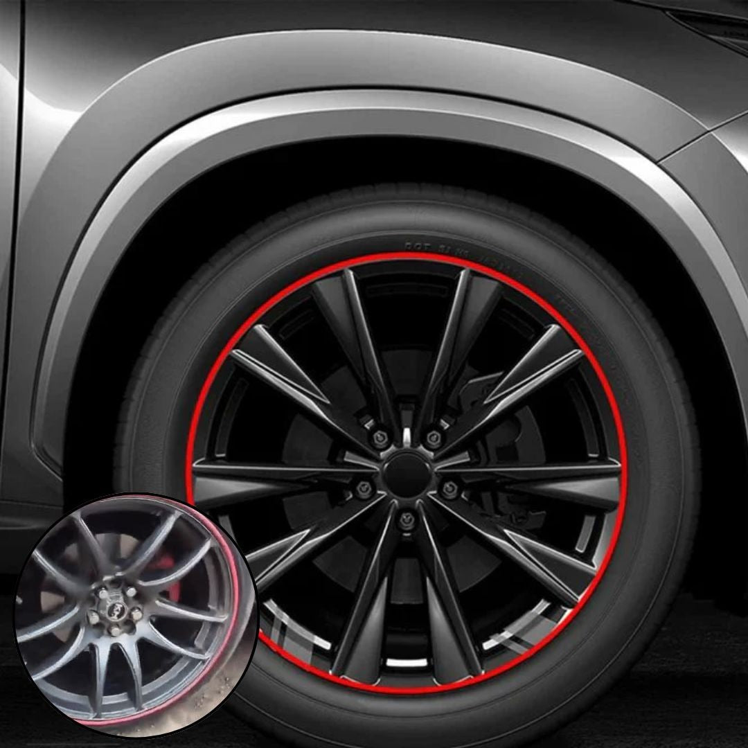 Self-adhesive nylon wheel rim protector strip - product photo 2